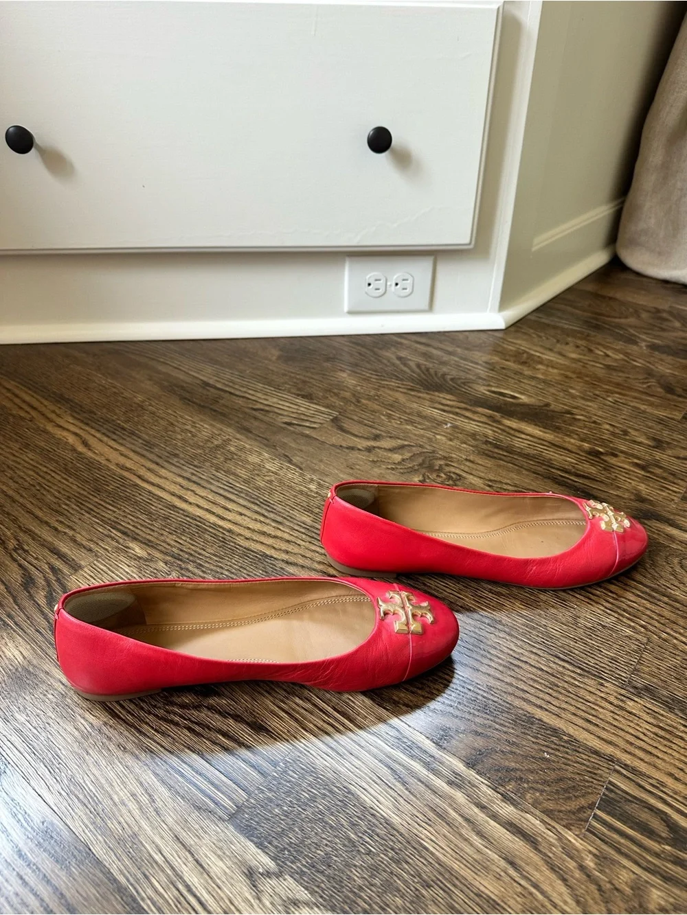 Red Tori Burch Ballet Flat size 9.5